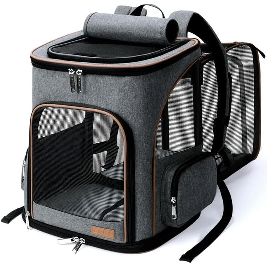 Expandable Pet Backpack Carrier - Snibble Pets