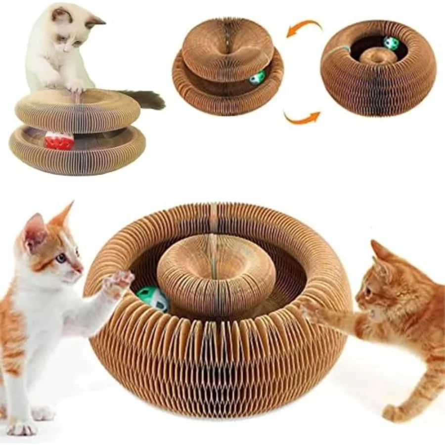 Foldable Cat Tunnel Toy - Snibble Pets