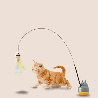 Feather Cat Teaser Wand - Snibble Pets