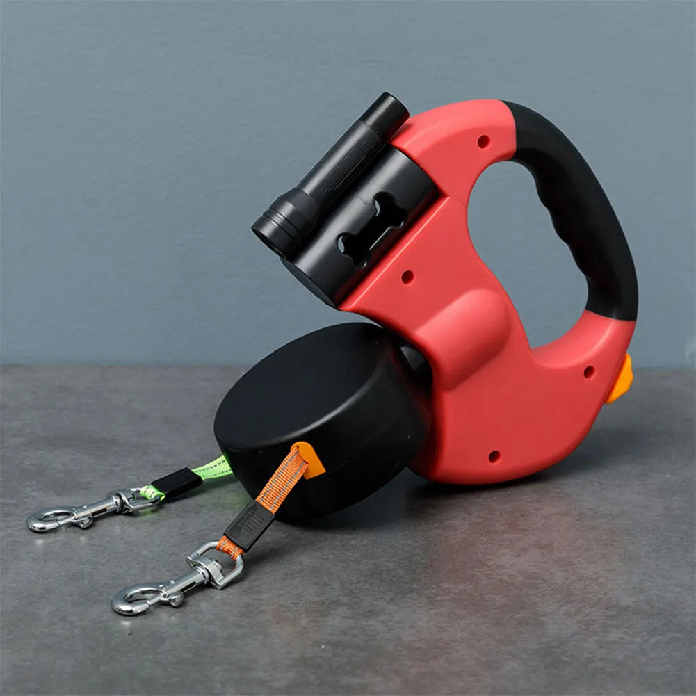 LED Double Dog Leash - Snibble Pets