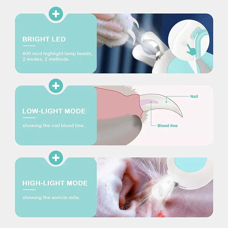LED Pet Nail Clipper - Snibble Pets