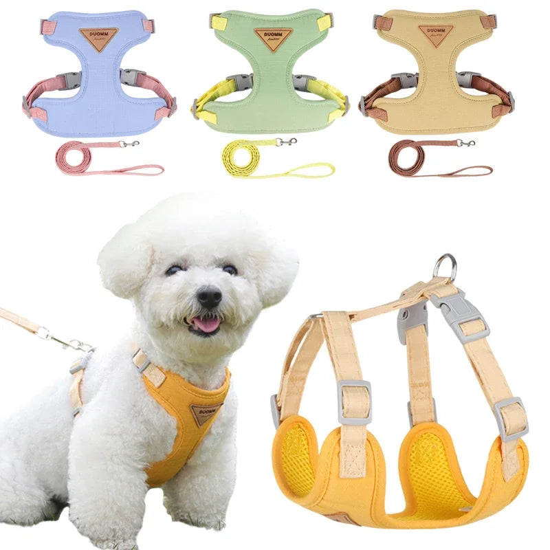 Breathable Puppy Harness Set - Snibble Pets