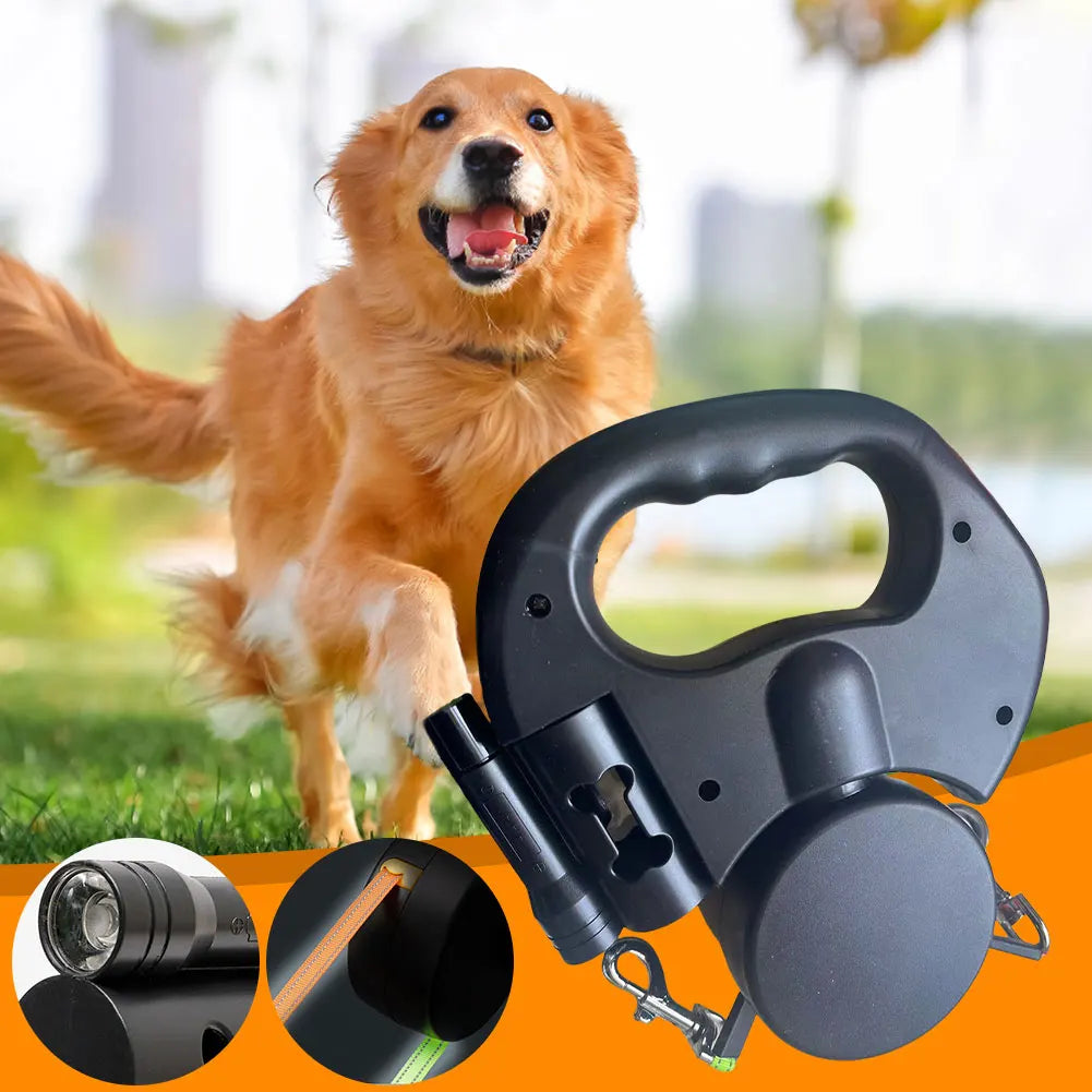 LED Double Dog Leash - Snibble Pets