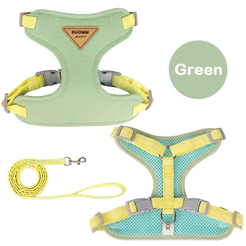 Breathable Puppy Harness Set - Snibble Pets