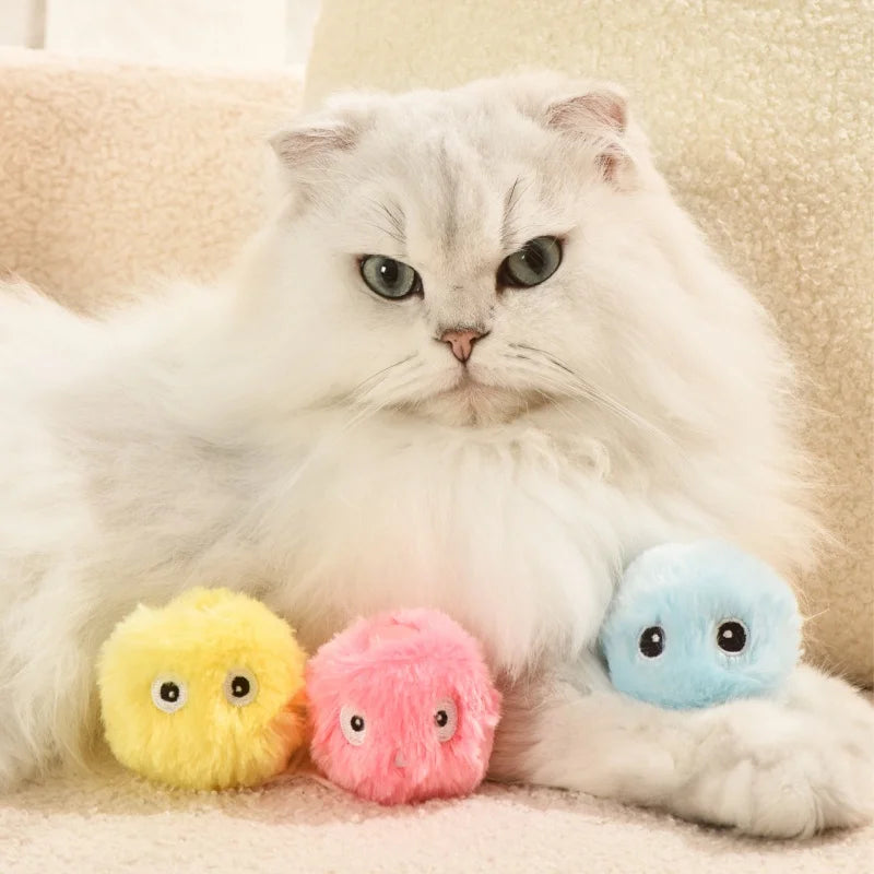 Smart Plush Cat Ball - Snibble Pets
