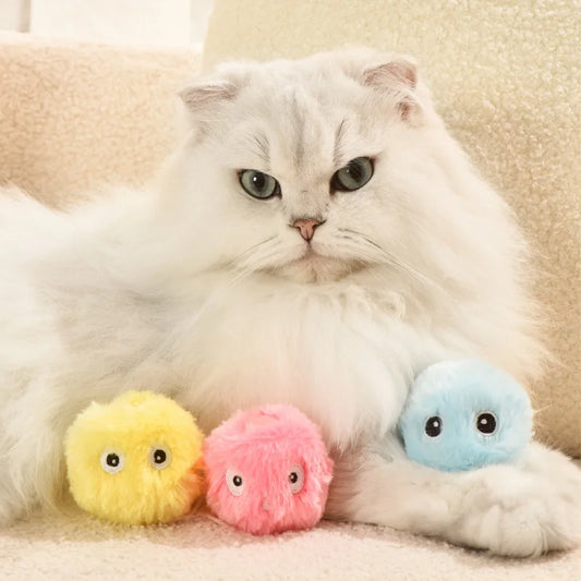 Smart Plush Cat Ball - Snibble Pets