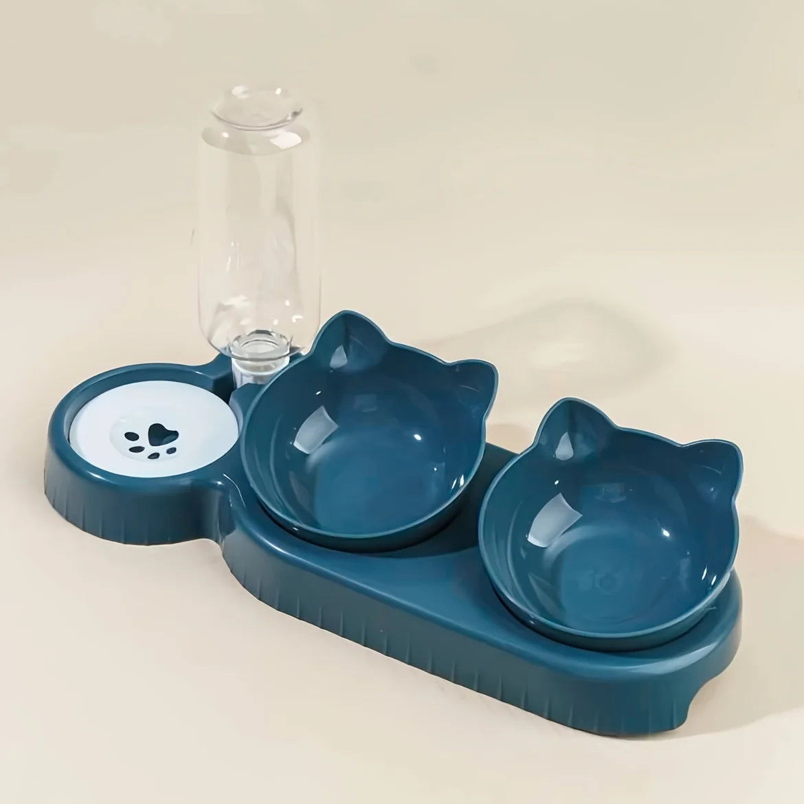 Tilted Cat Bowl Set - Snibble Pets