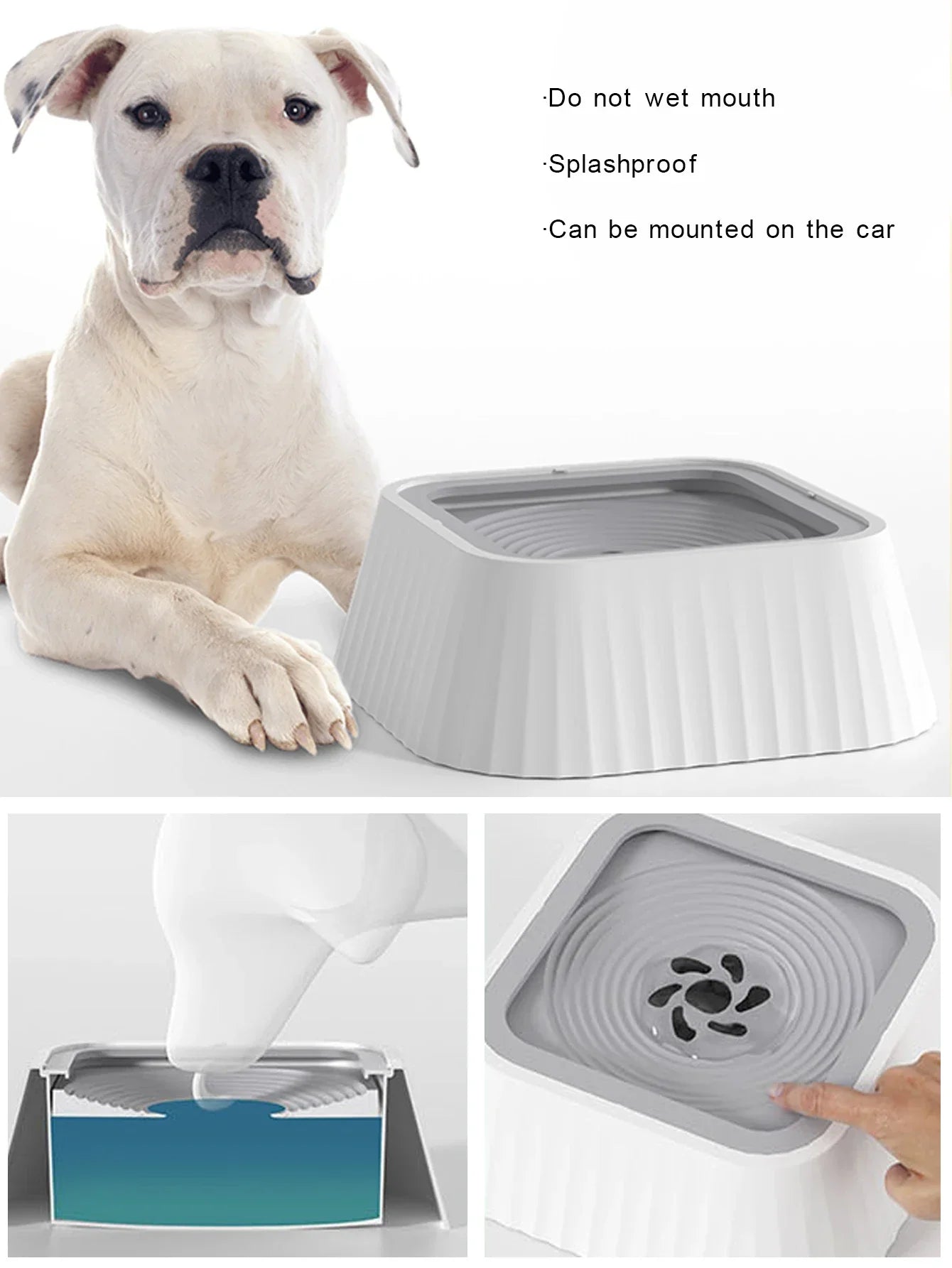 No Spill Pet Fountain - Snibble Pets