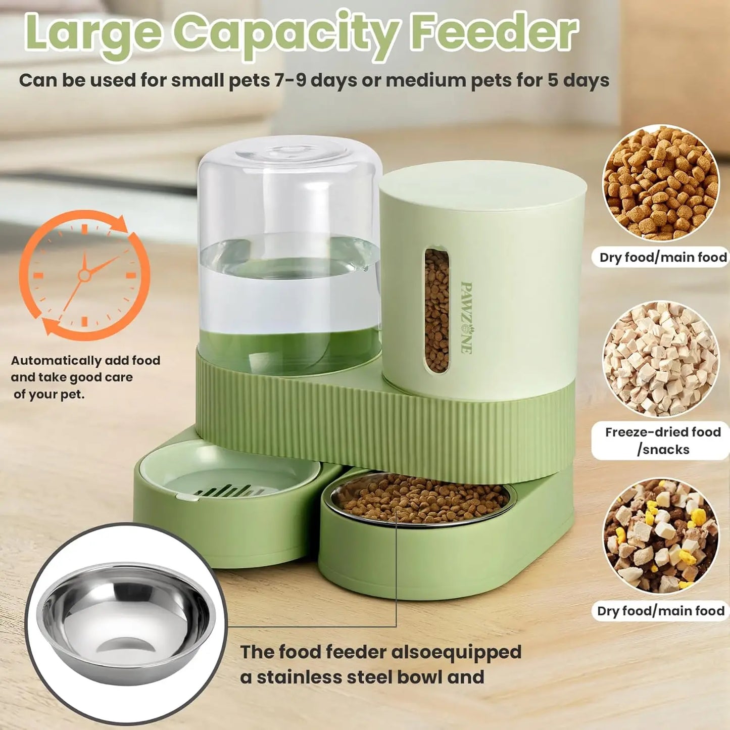 Automatic Pet Feeder Set - Snibble Pets