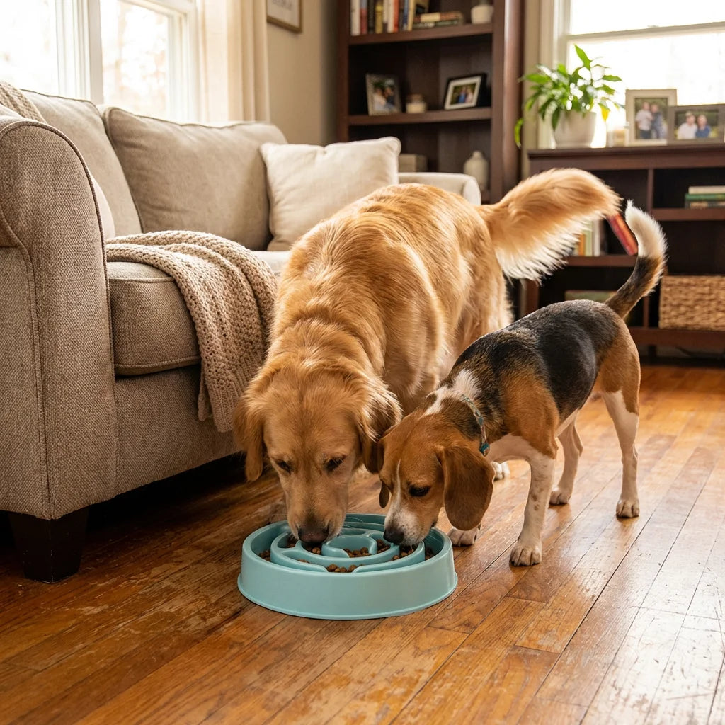Slow Feeder Dog Bowl - Snibble Pets