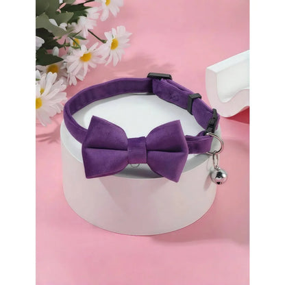 Adjustable Bow Pet Collar - Snibble Pets
