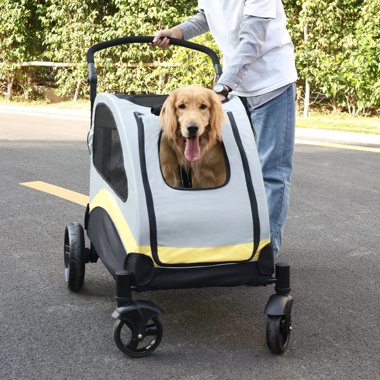 Foldable Dog Stroller Carrier - Snibble Pets