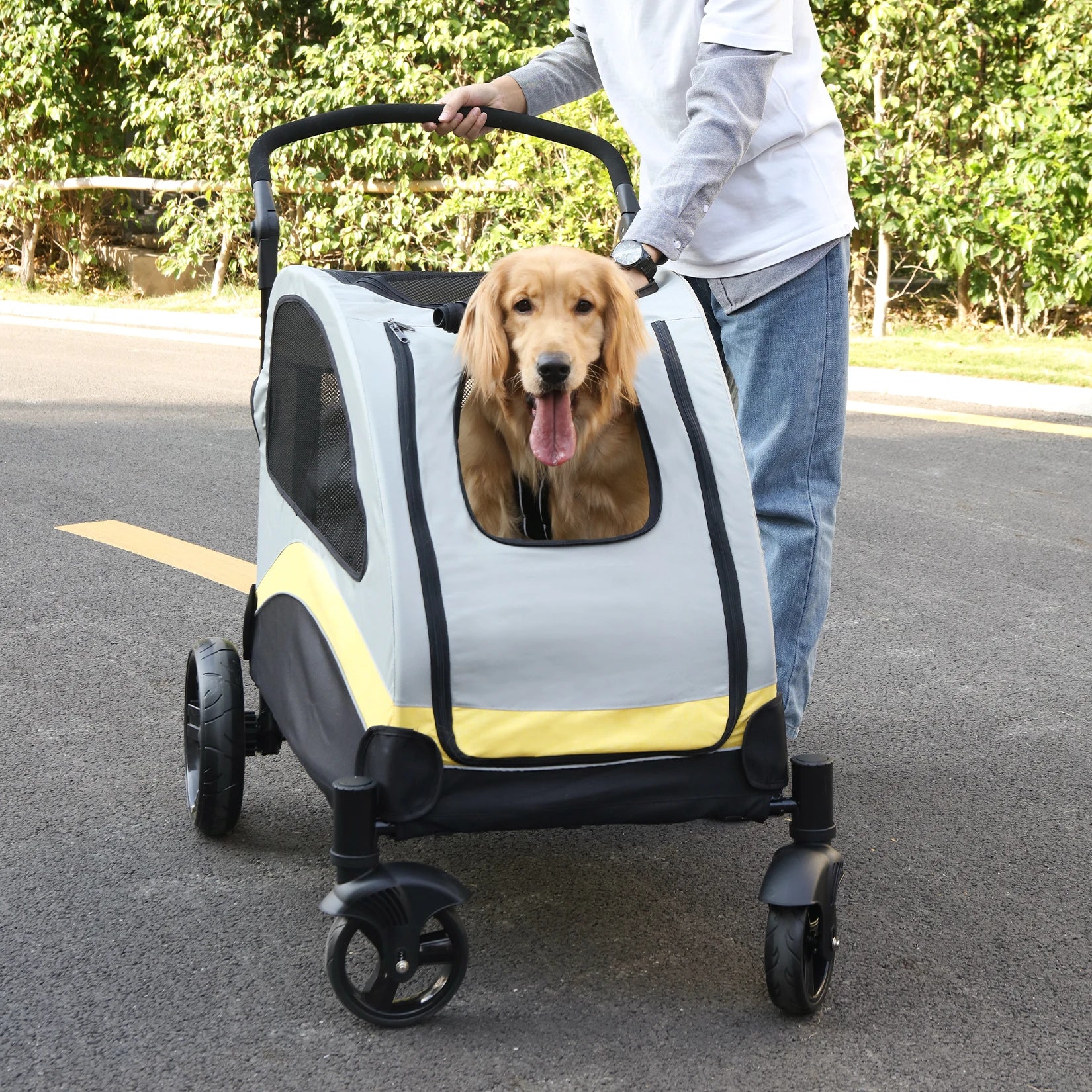 Foldable Dog Stroller Carrier - Snibble Pets