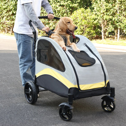 Foldable Dog Stroller Carrier - Snibble Pets