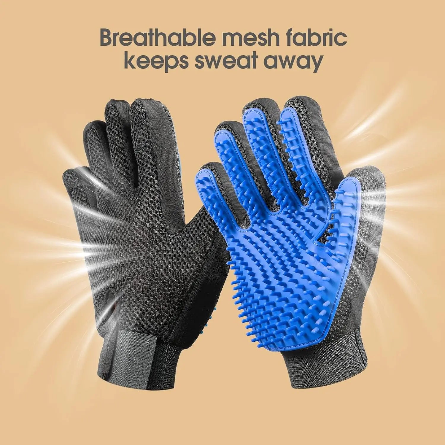 Pet Grooming Gloves - Snibble Pets