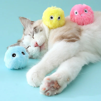 Smart Plush Cat Ball - Snibble Pets