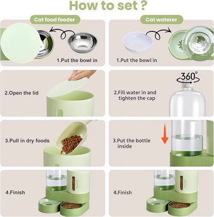 Automatic Pet Feeder Set - Snibble Pets