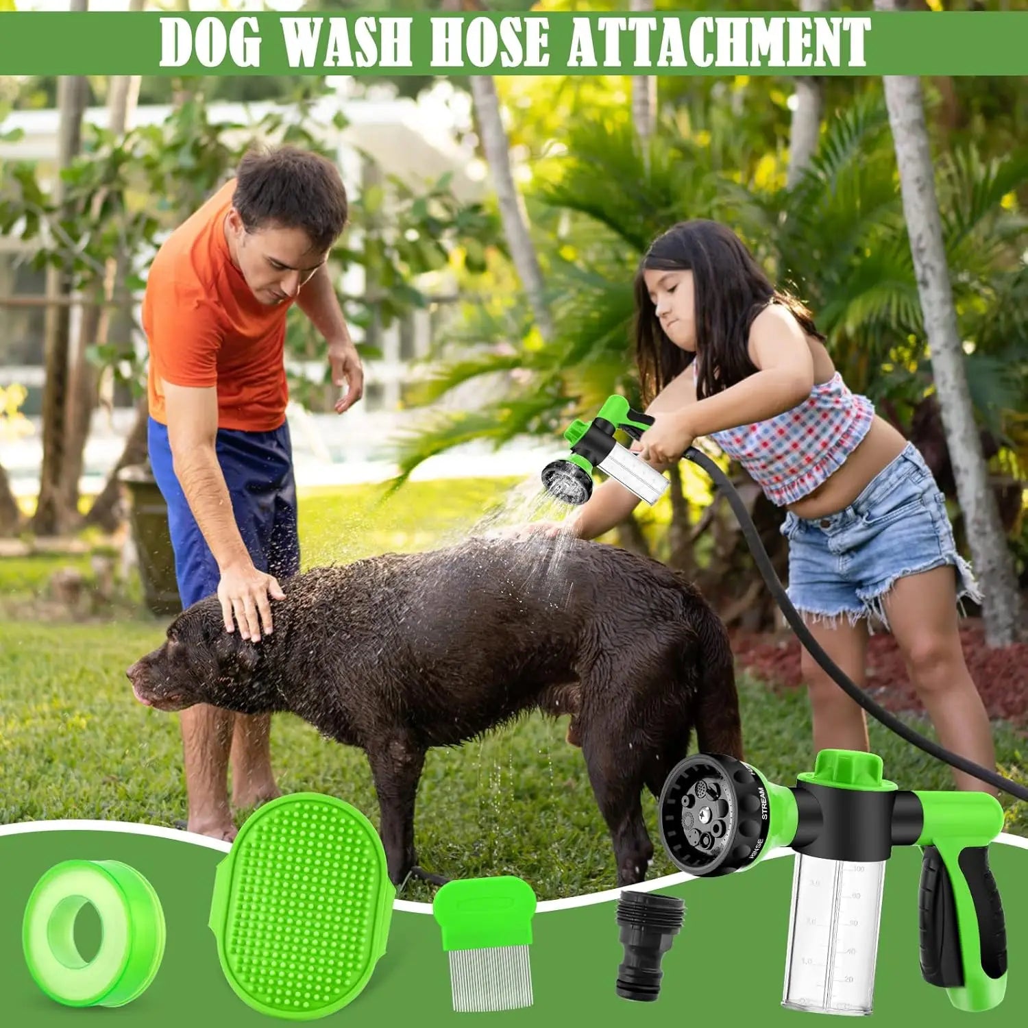 Dog Wash Massage Sprayer - Snibble Pets