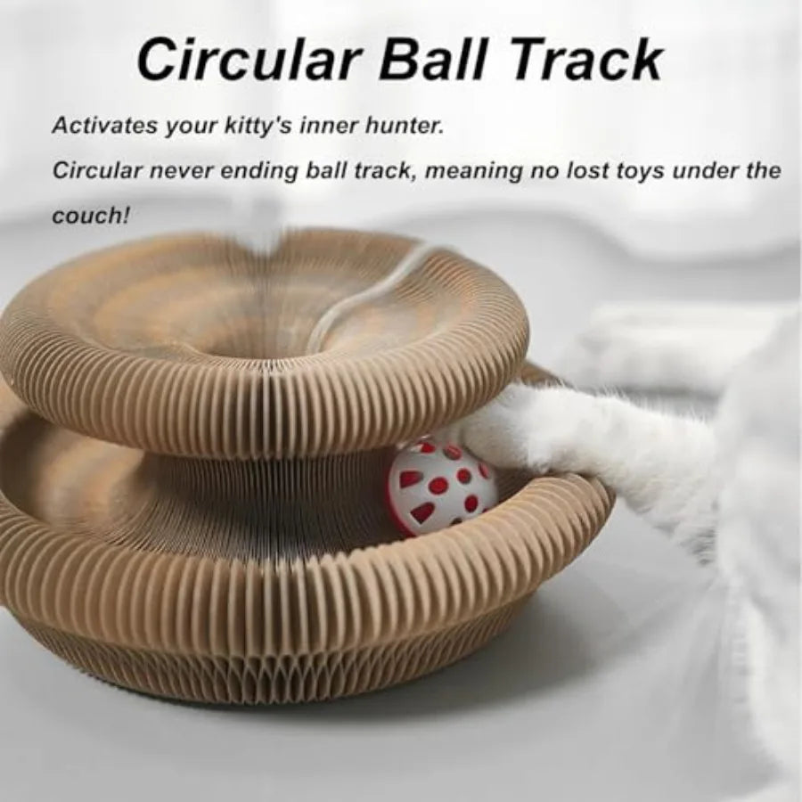 Foldable Cat Tunnel Toy - Snibble Pets