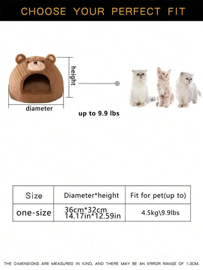 Bear Pet House Shelter - Snibble Pets