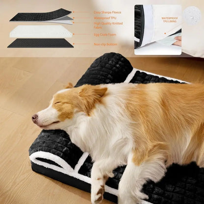 Orthopedic Comfort Dog Bed Pillow - Snibble Pets