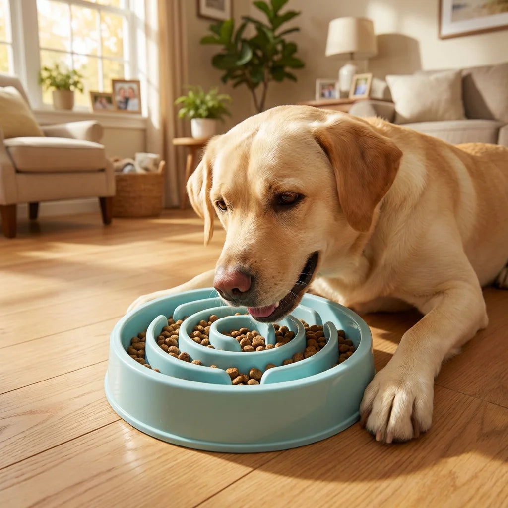 Slow Feeder Dog Bowl - Snibble Pets