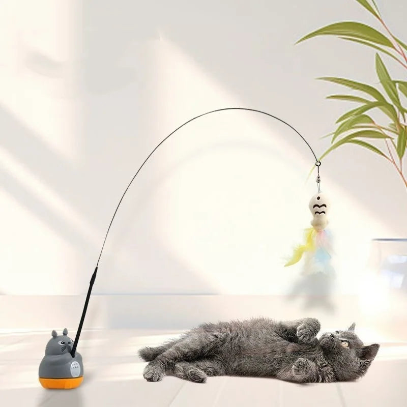 Feather Cat Teaser Wand - Snibble Pets