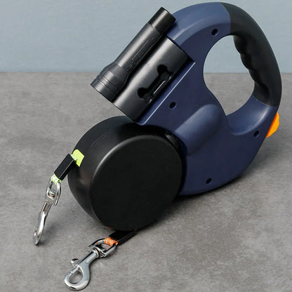 LED Double Dog Leash - Snibble Pets