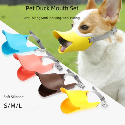 Silicone Duck Dog Muzzle - Snibble Pets