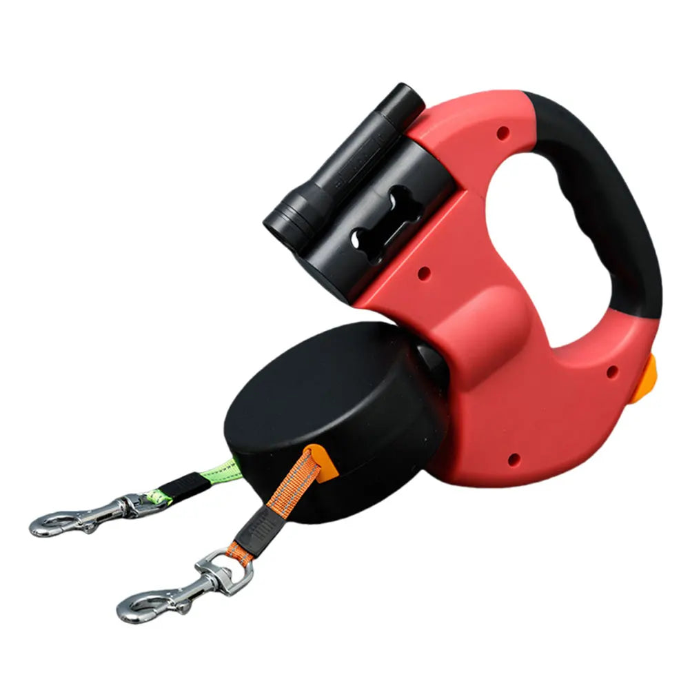 LED Double Dog Leash - Snibble Pets